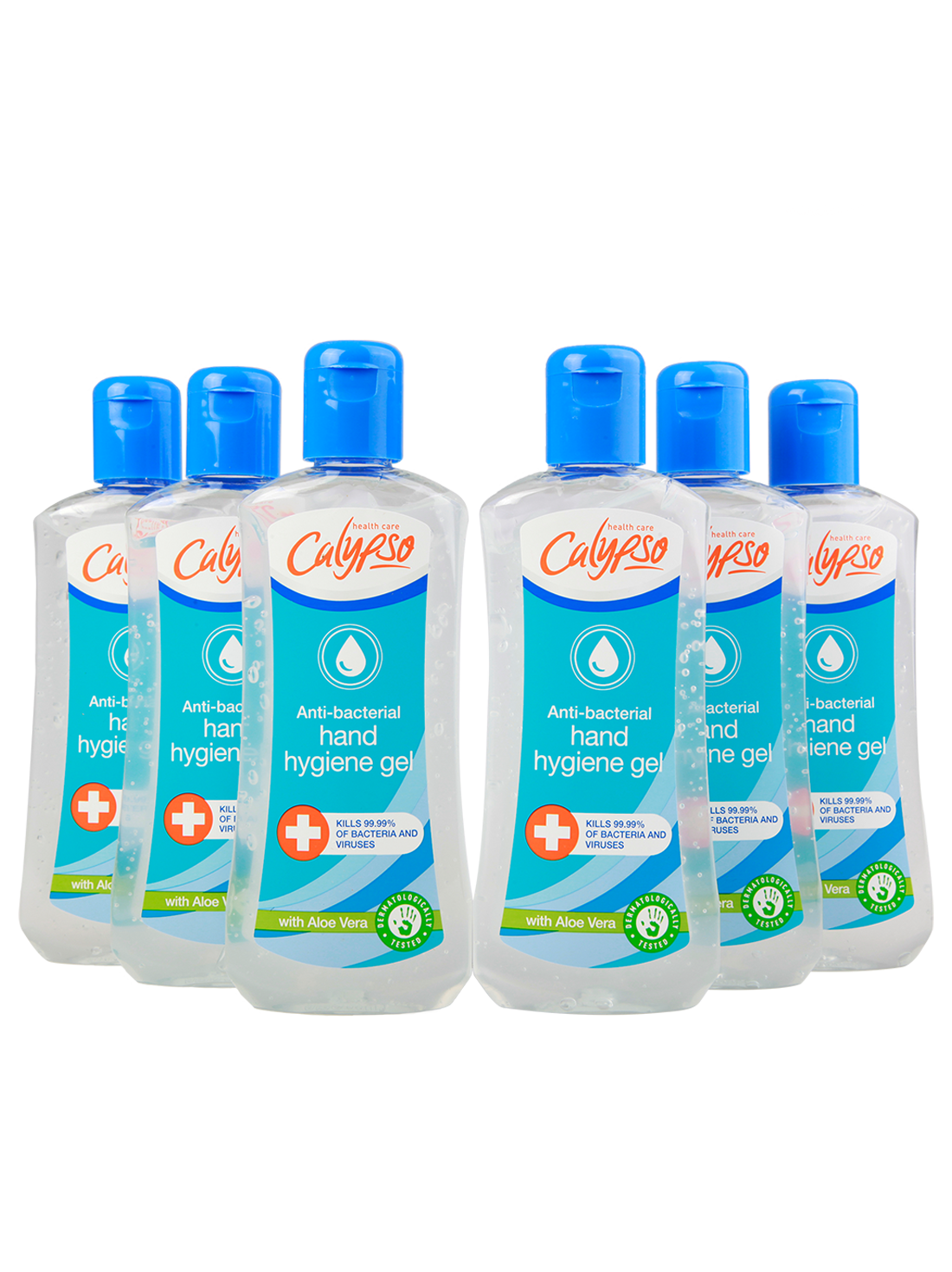 Calypso Hand Hygiene Gel 200ml box of 6 bottles